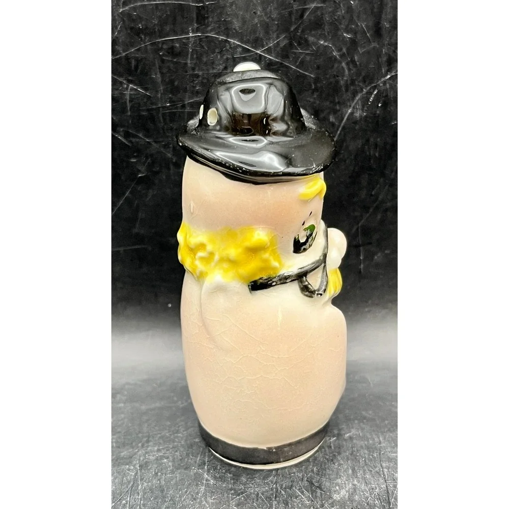 Vtg German Yodeler Herr‎ Zany Happy Man Single Salt Pepper Shaker Japan Decor 4